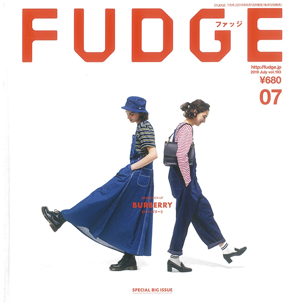 FUDGE 7月号にキャトル・セゾンの商品が掲載されました。