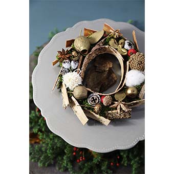 10/21(木)~12/25(土)<br>back to Nature 大川智子ノエルリース・ガーランド入荷