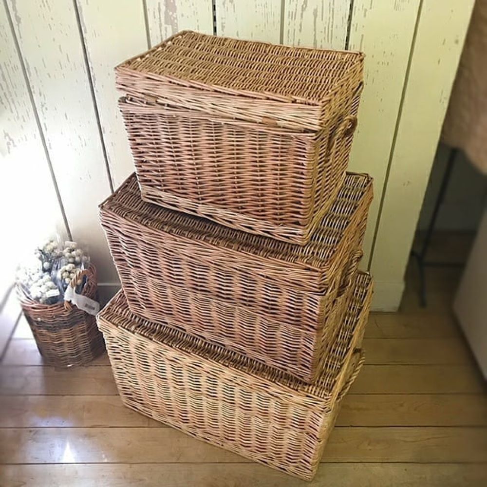 キャトルセゾン ハンドル付 バスケット かご キャトルセゾン カゴ